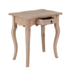 Table d'appoint à tiroir East at Main 28" Promenade, teinte « Tan » : Fabrication en bois de manguier, 65,99 cm (H) x 44,96 cm (P), assemblage sans outils