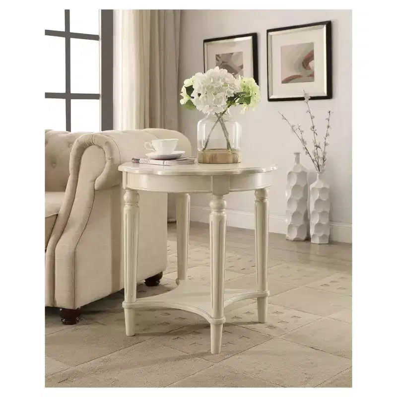 End Table Off White - Acme Furniture