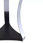 Table d'appoint ronde chrome noir - Acme Furniture