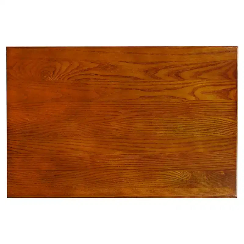 Table d'appoint Mission Russet Favorite Finds - Leick Home : Compacte, à niveaux, avec tiroir et étagère