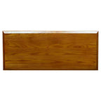 Table d'appoint Favorite Finds, finition ardoise - Leick Home : Dessus en chêne, base noire, tiroir de rangement et étagère