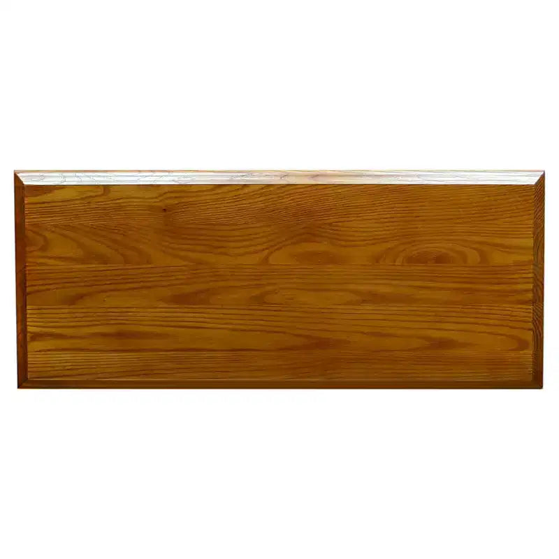 Table d'appoint Favorite Finds, finition ardoise - Leick Home : Dessus en chêne, base noire, tiroir de rangement et étagère