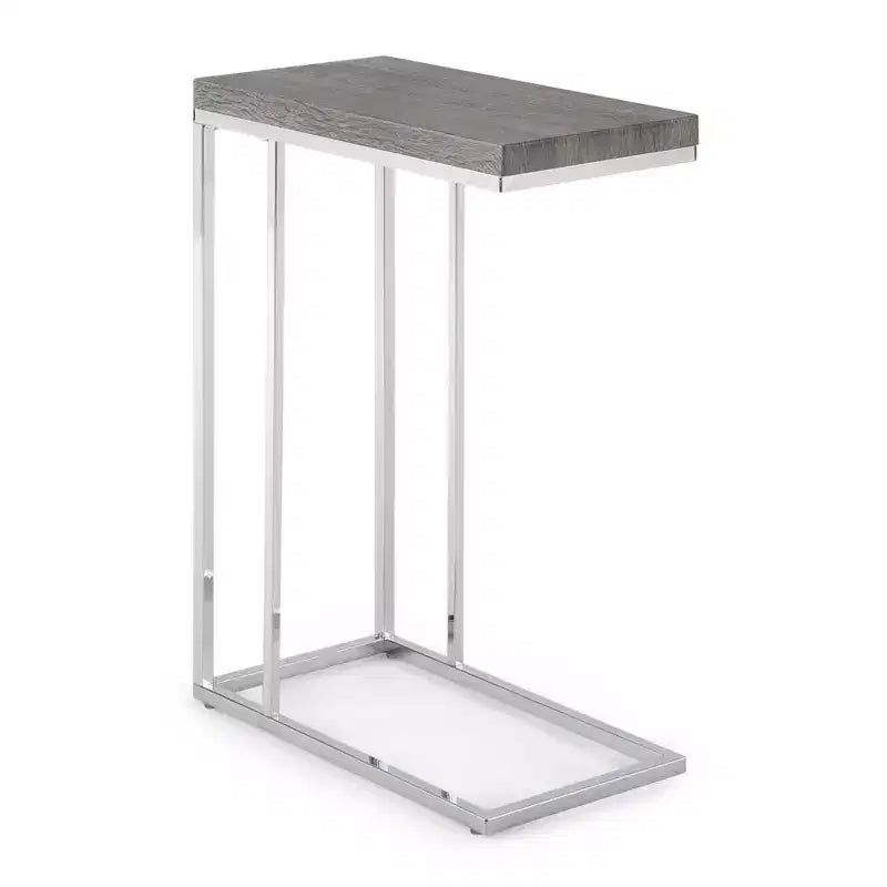 Table d'appoint Lucia Chairside Gris/Brun - Steve Silver
