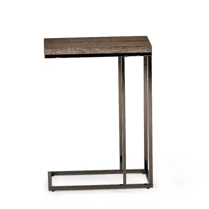 Table d'appoint Lucia Chairside Gris/Brun - Steve Silver