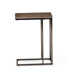 Table d'appoint Lucia Chairside Gris/Brun - Steve Silver