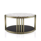 Solstice Glam Coffee Table Antique Brass - HOMES: Inside + Out
