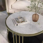 Solstice Glam Coffee Table Antique Brass - HOMES: Inside + Out