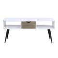 Acme Furniture Halima Coffee Table White/Black Finish