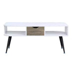 Acme Furniture Halima Coffee Table White/Black Finish