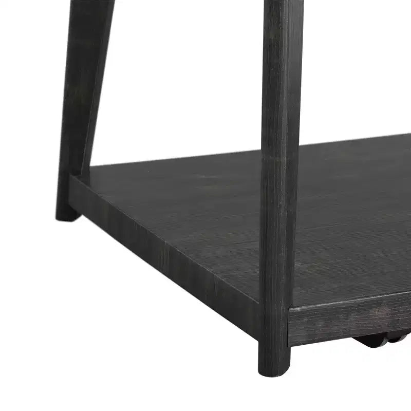Tables d'appoint Rory noires - Picket House Furnishings : Tables de salon élégantes du milieu du siècle, lot de 3