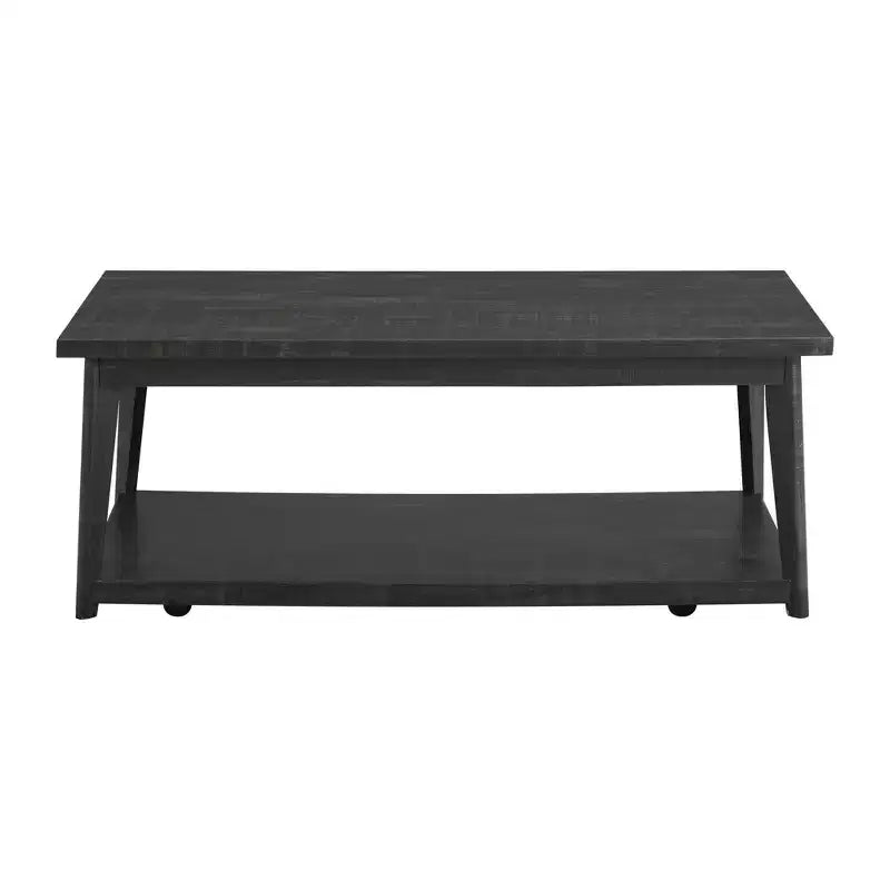 Tables d'appoint Rory noires - Picket House Furnishings : Tables de salon élégantes du milieu du siècle, lot de 3