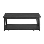 Tables d'appoint Rory noires - Picket House Furnishings : Tables de salon élégantes du milieu du siècle, lot de 3
