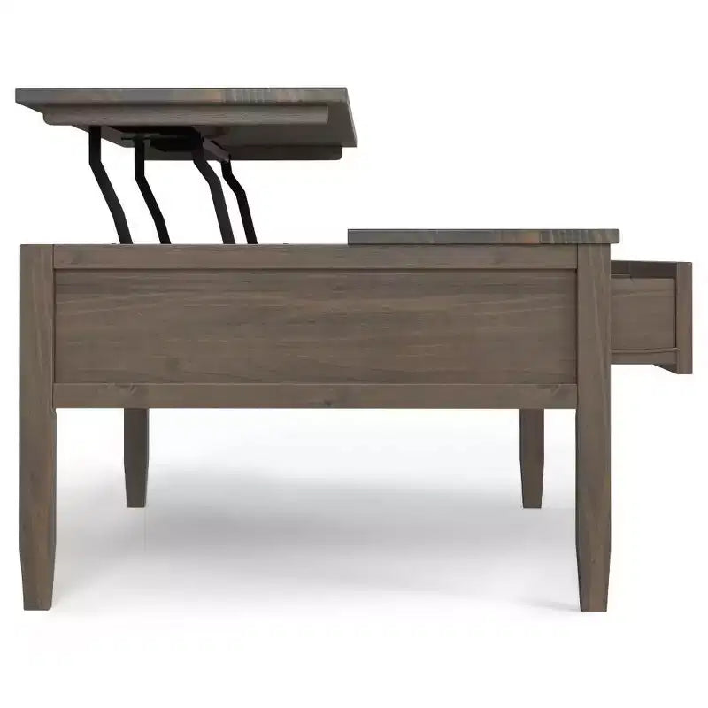 WyndenHall Cantina Lift Top Coffee Table Smoky Brown