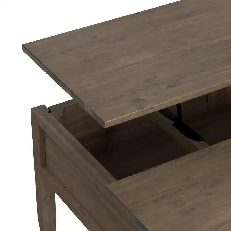 WyndenHall Cantina Lift Top Coffee Table Smoky Brown