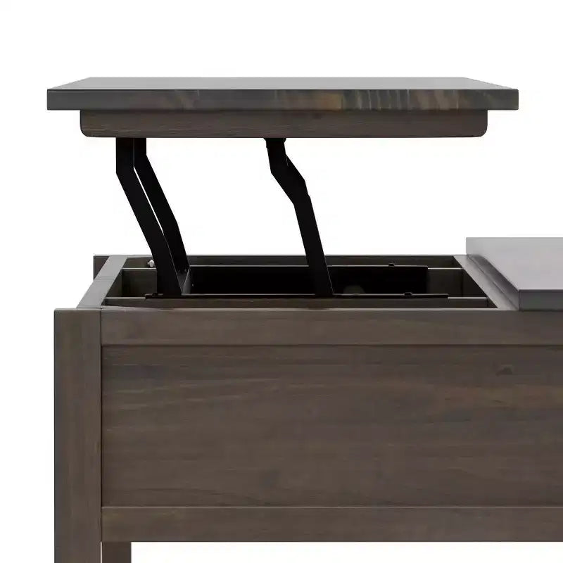 WyndenHall Cantina Lift Top Coffee Table Smoky Brown