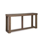 Cariton Sofa/Console Table Gray - Signature Design by Ashley: Plank-Effect, Farmhouse Style