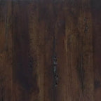 Lot de 2 tables basses carrées Arcadia en bois d'acacia 27,5" aspect moka antique - Meubles Alaterre : Style industriel, piètement tréteau