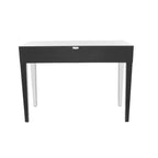 Glam Miroir et Bois Console Table Bureau Argent - Olivia & May