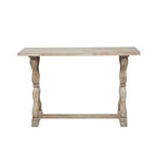 Olivia & May Distressed Farmhouse Wood Console Table Brown: Rustic Entryway Foyer Table, No Assembly Required