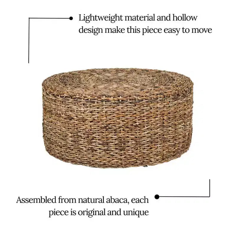 Langdon Abaca Coffee Table Brown - East at Main