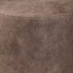 Ensemble de 2 tables gigognes et poufs Kira, marron/noir - Baxton Studio