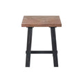 21" Odin Solid Wood Side Table Black - Alaterre Furniture: Mid-Century Modern, Pine Frame
