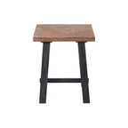 21" Odin Solid Wood Side Table Black - Alaterre Furniture: Mid-Century Modern, Pine Frame