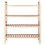 Lot de 2 étagères à chaussures empilables Mercury naturelles – Winsome : Rangement en bois dur pour placard et entrée
