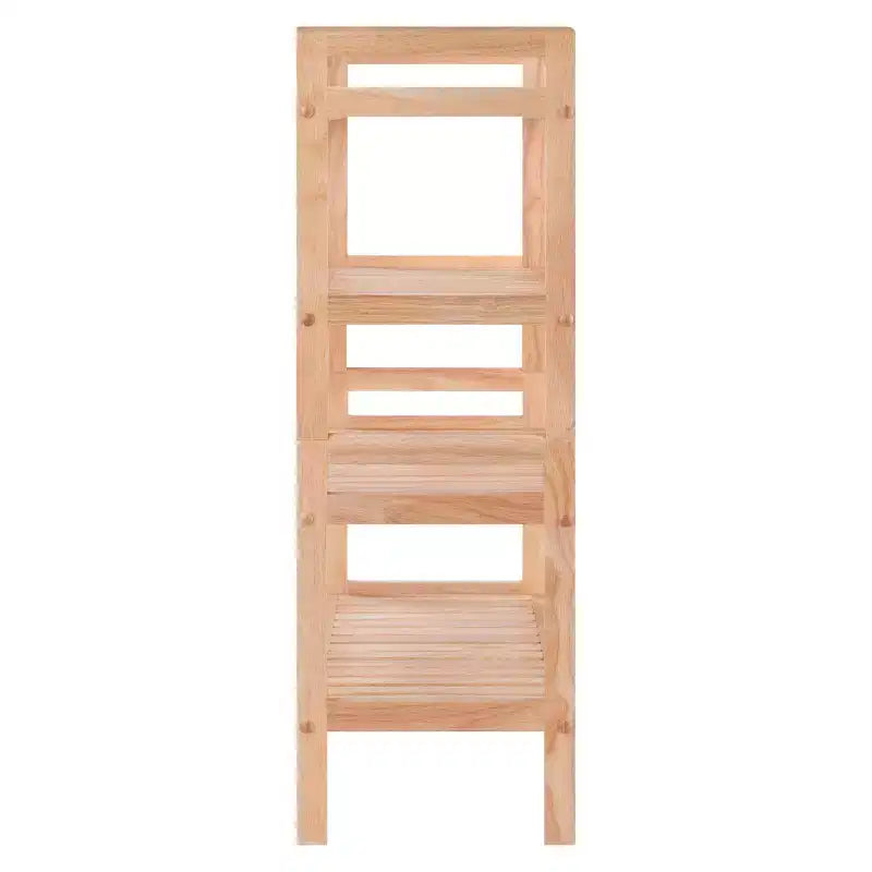 Lot de 2 étagères à chaussures empilables Mercury naturelles – Winsome : Rangement en bois dur pour placard et entrée