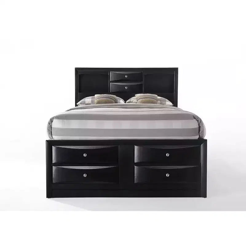 Lit double Acme Furniture 86 po Ireland noir
