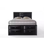 Lit double Acme Furniture 86 po Ireland noir