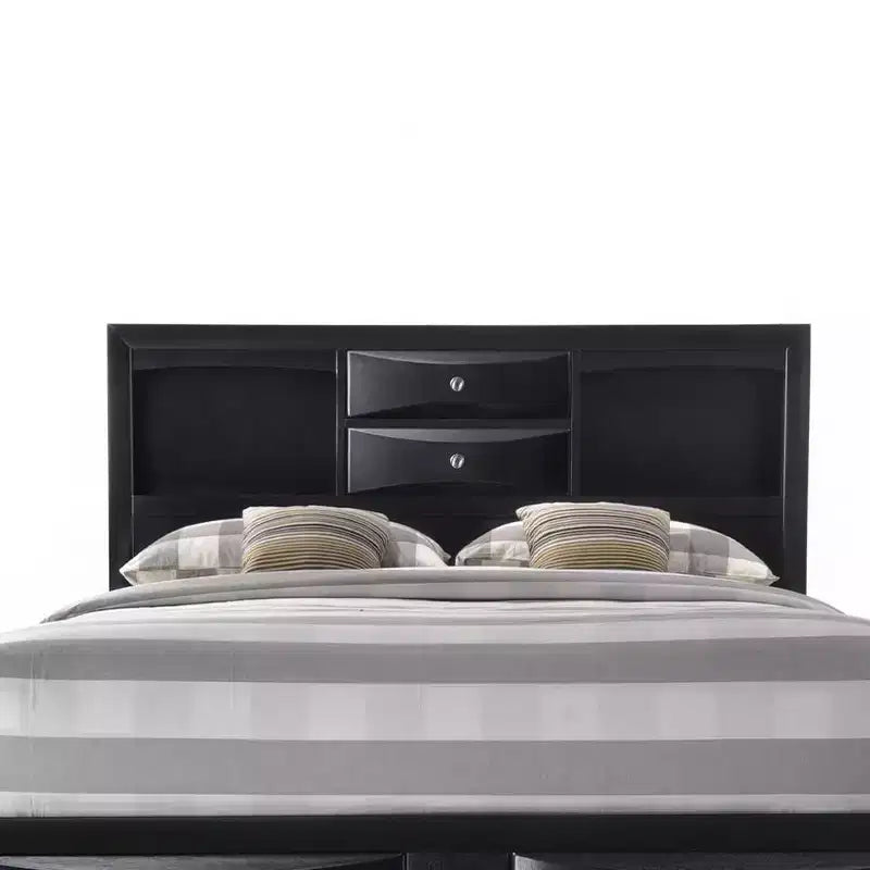 Lit double Acme Furniture 86 po Ireland noir