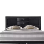Lit double Acme Furniture 86 po Ireland noir