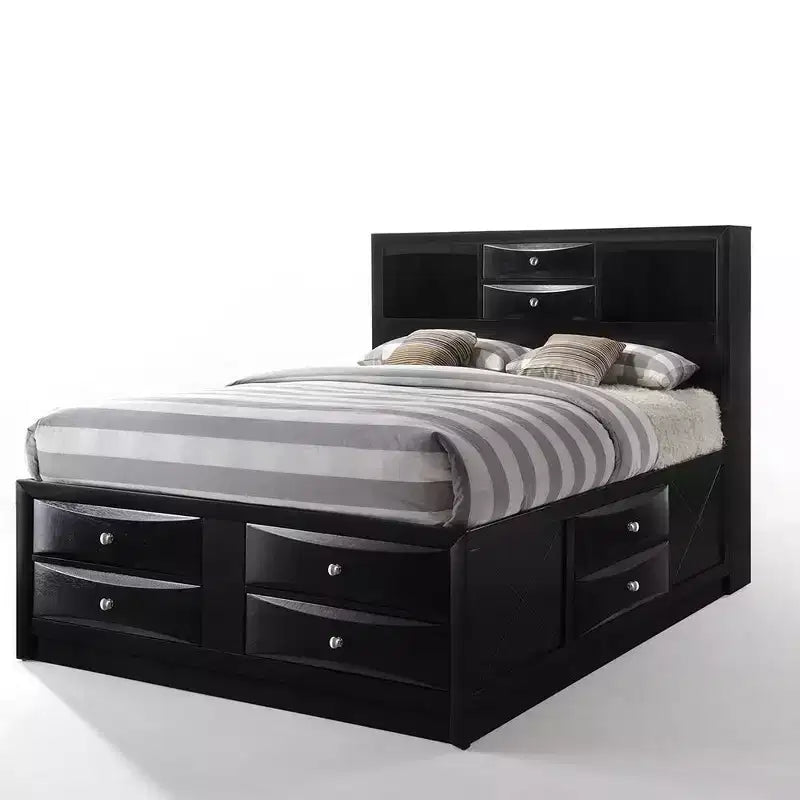Lit double Acme Furniture 86 po Ireland noir