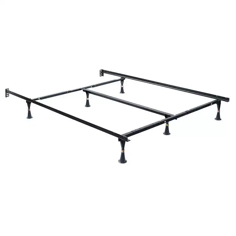 Hollywood Bed Frame Atlas Lock Metal Bed Frame with Universal Sizing Black