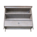 Solid Hardwood Mission Corner TV Stand