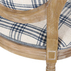 French Country Fabric Dining Chairs - NH419413