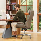 Faux Leather Office Chair - Swivel - Multiple Colors
