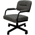 Swivel Kitchen Dining Caster Chair with Wheels - M-110 - N/A