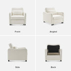 Mopio Sophie 4-in-1 Convertible Sleeper Chair Bed