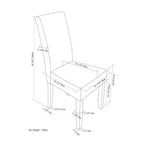 Set of 2 Normandy Parson Dining Chairs - WyndenHall