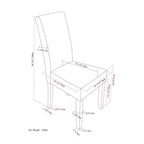 Set of 2 Normandy Parson Dining Chairs - WyndenHall