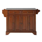 LaFayette Stainless Steel Top Full Size Kitchen Island - Crosley
