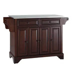 LaFayette Stainless Steel Top Full Size Kitchen Island - Crosley