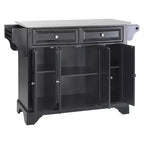 LaFayette Stainless Steel Top Full Size Kitchen Island - Crosley