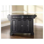 LaFayette Stainless Steel Top Full Size Kitchen Island - Crosley
