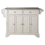 LaFayette Stainless Steel Top Full Size Kitchen Island - Crosley