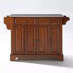LaFayette Stainless Steel Top Full Size Kitchen Island - Crosley