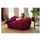 6' Large Bean Bag Lounger with Memory Foam Filling and Washable Cover - Relax Sacks
