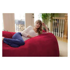 6' Large Bean Bag Lounger with Memory Foam Filling and Washable Cover - Relax Sacks
